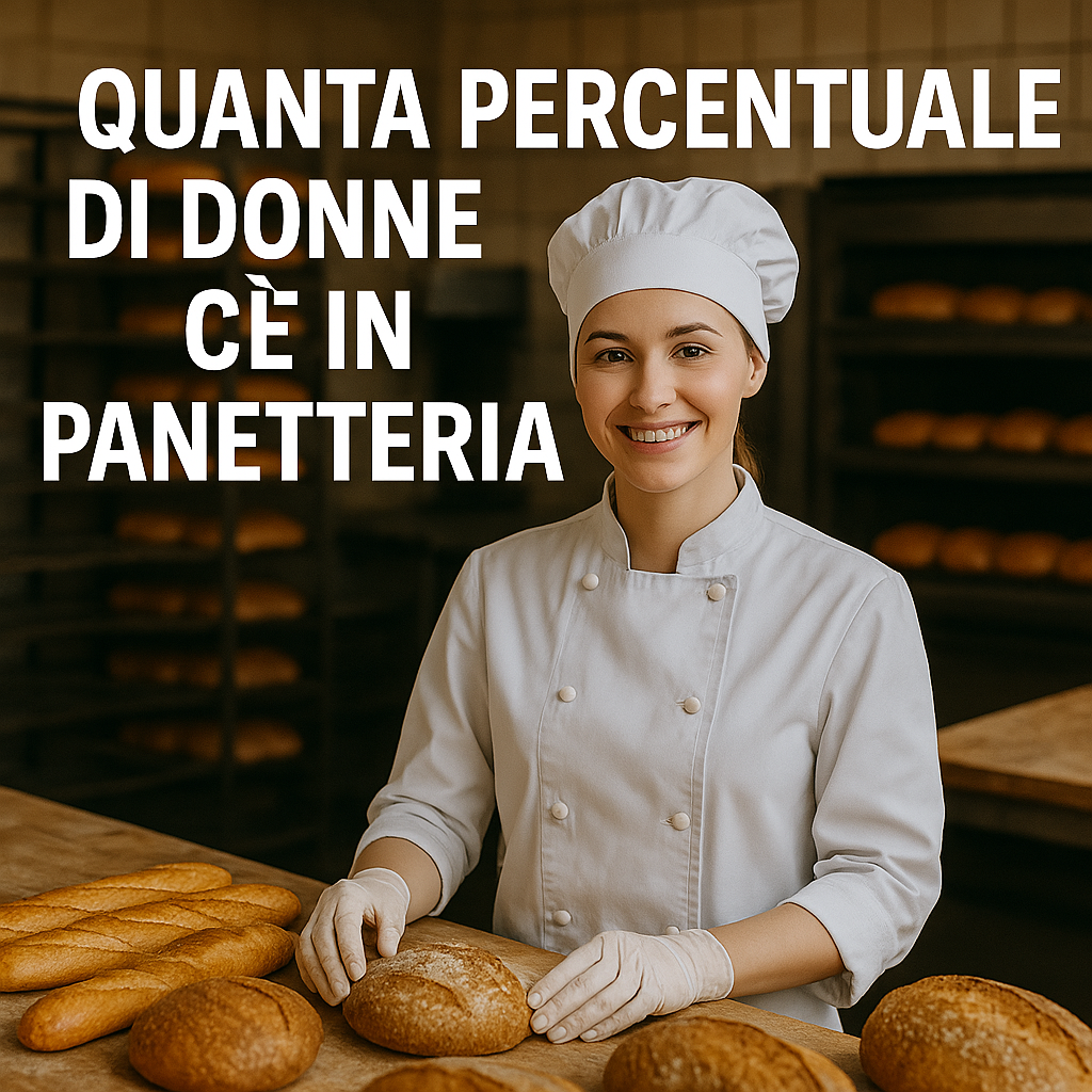 Quanta percentuale di donne c’è in panetteria